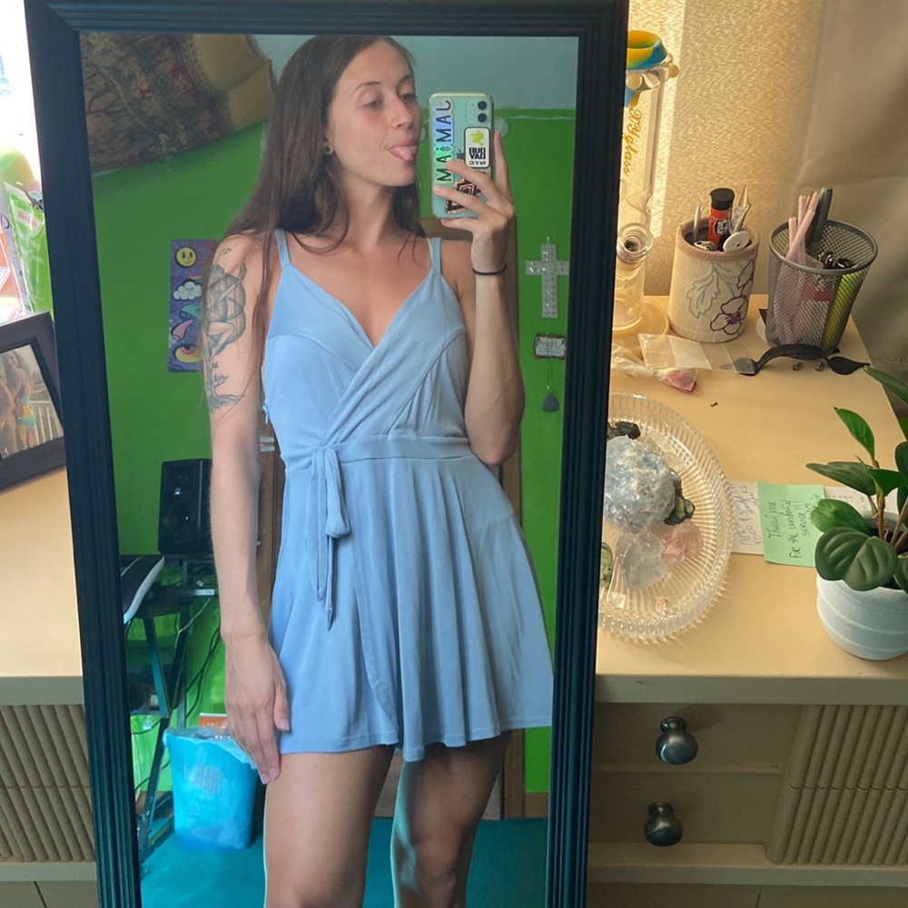 Pastel Blue Romper